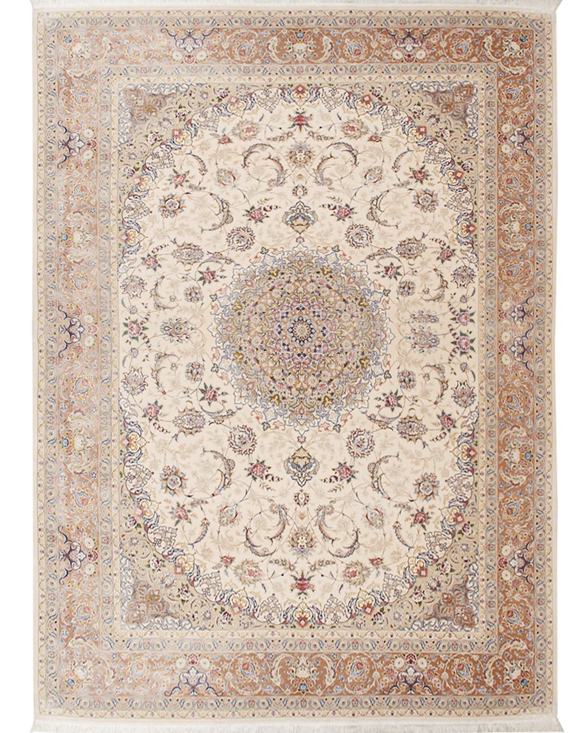 ковер iran isfahan bambusseide 1524 cream