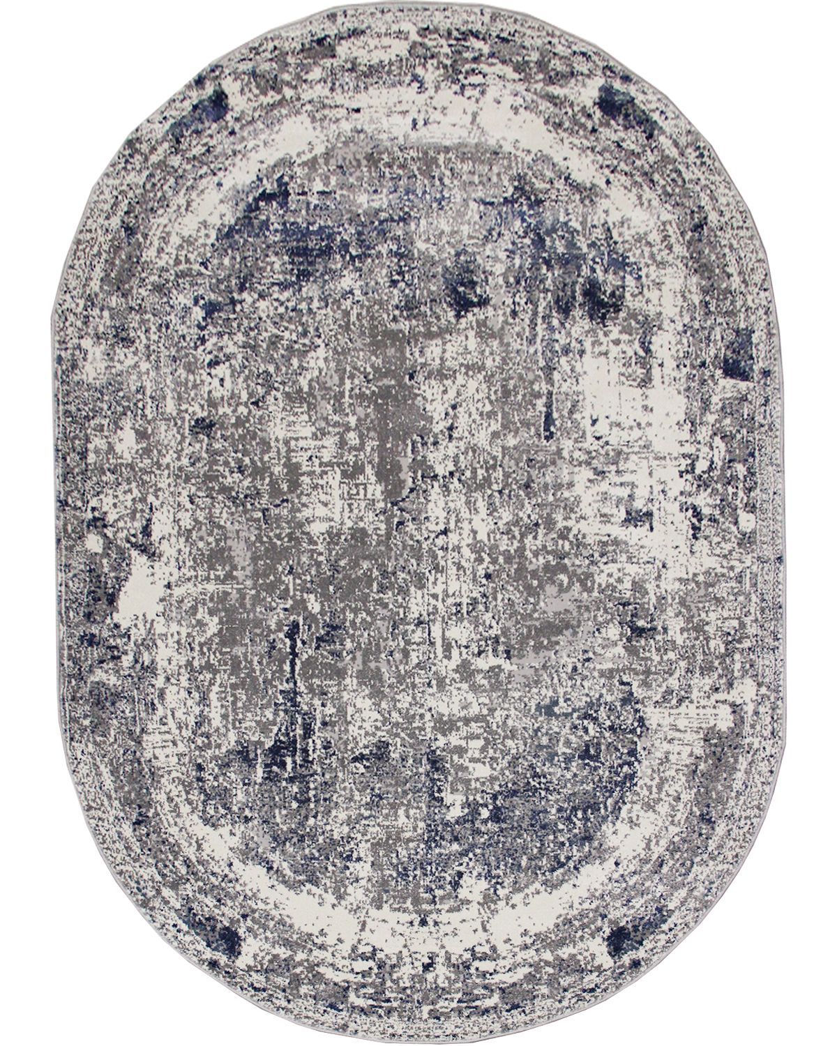 ковер axel 8692a cream/blue овал