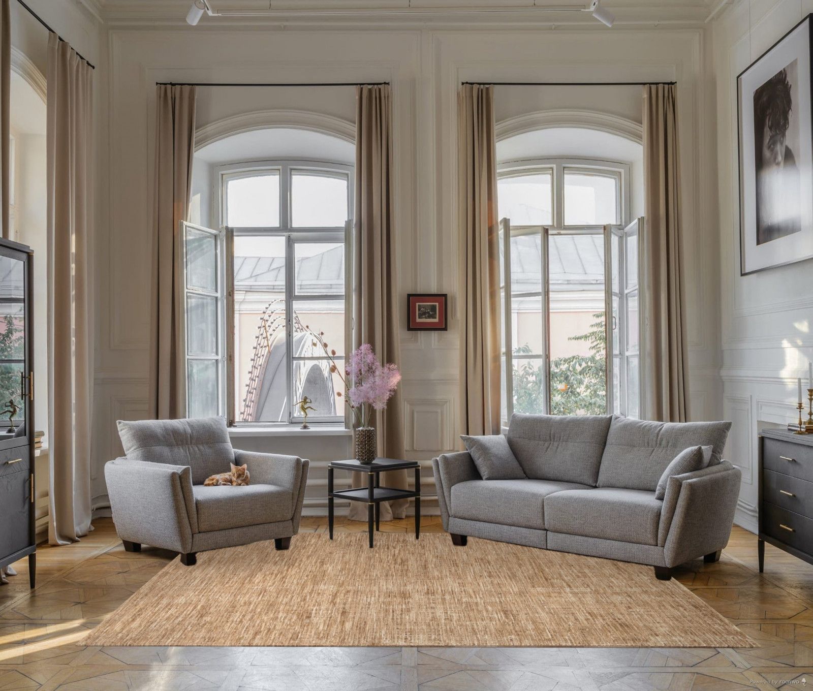 ковер mehendi lb921a бежевый