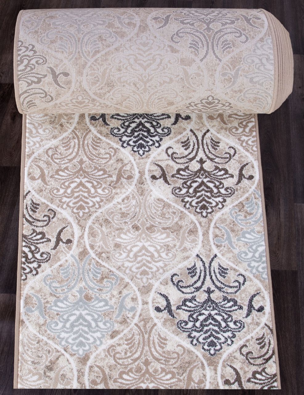 дорожка ковр. valenсia deluxe d310 cream-brown дорожка 25 м