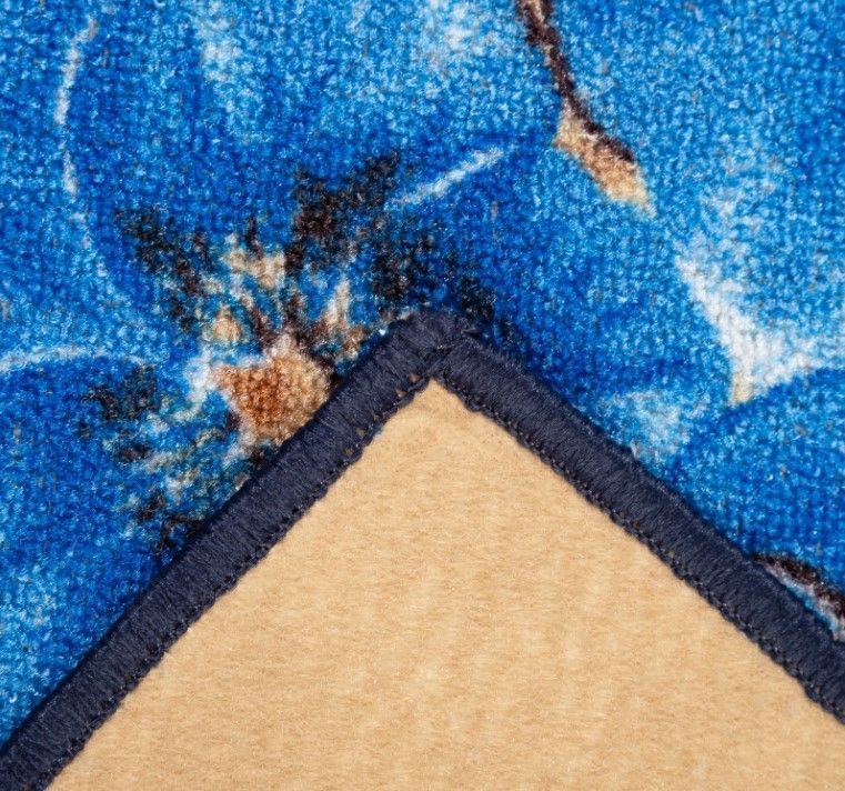 дорожка ковр. принт милана 50 21 синий дорожка