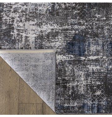 ковер pera 2749b c.antrasit/blue