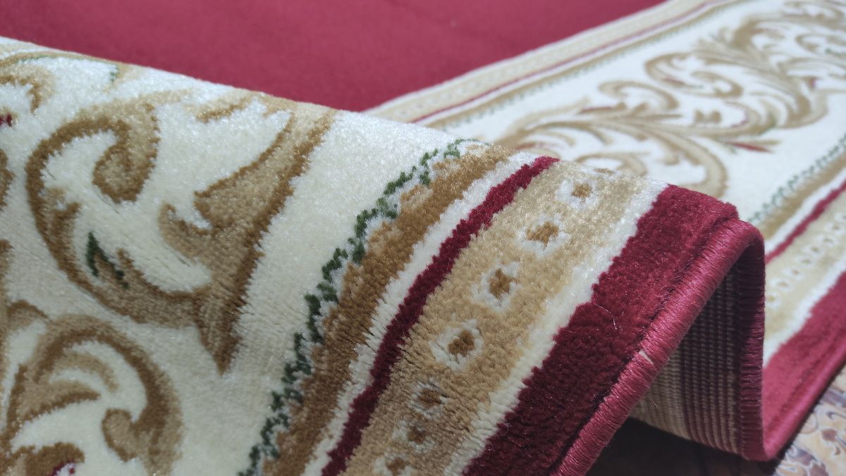 ковер акварель 20646 22133 красный