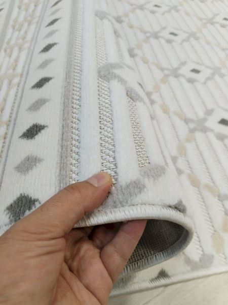 ковер сканди сизаль 10706a grey/cream grill/krem