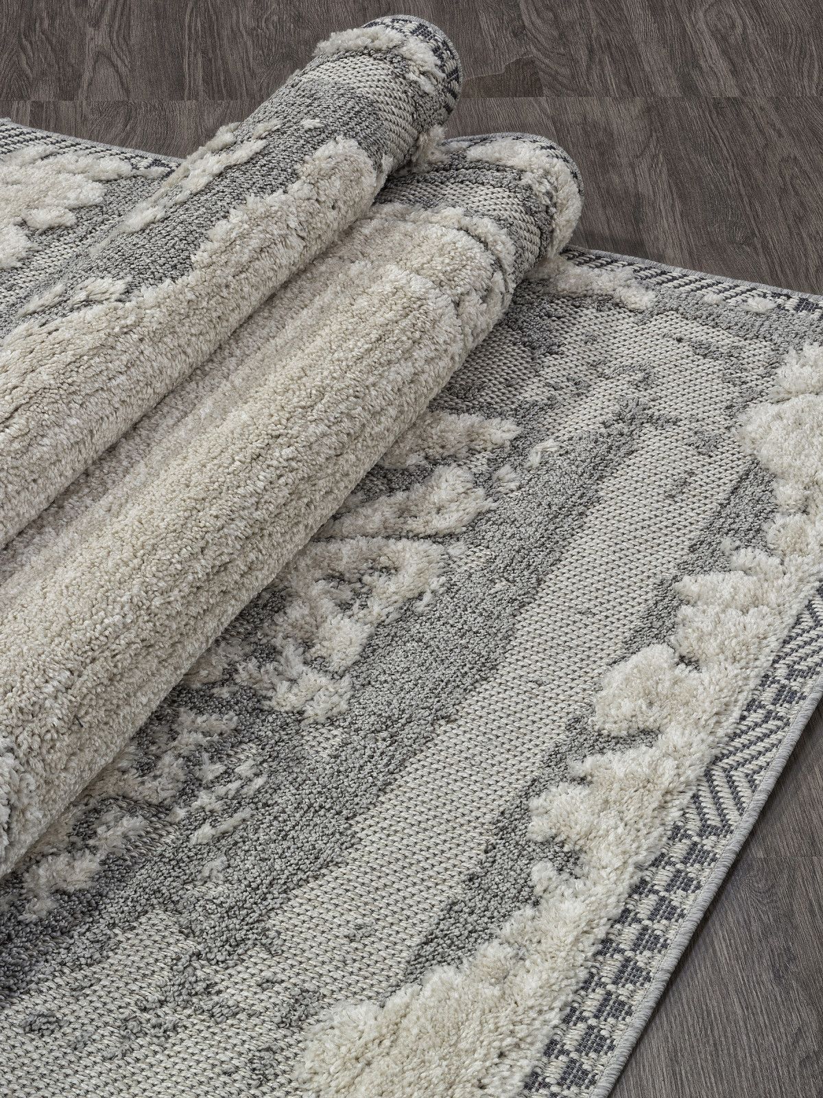 ковер tunis 5758a white/l.gray