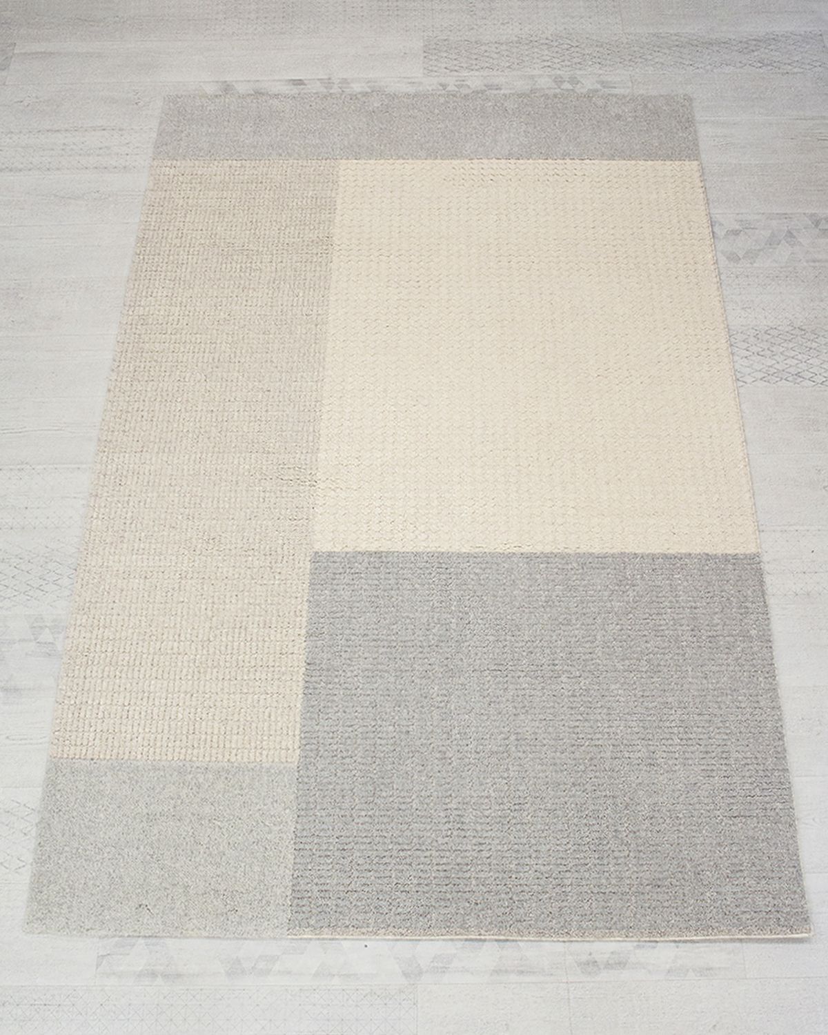 ковер flux 46109 500 grey/blue
