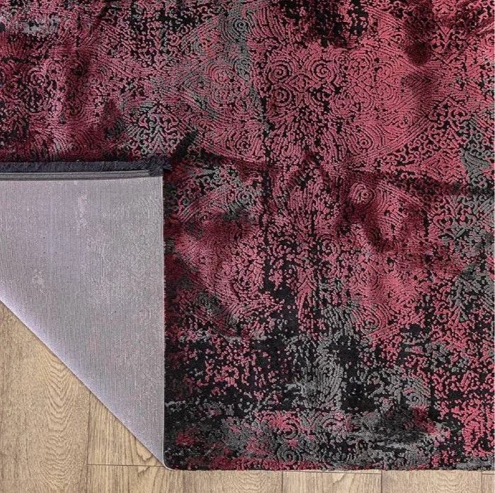 ковер tierra 12892 красная круг