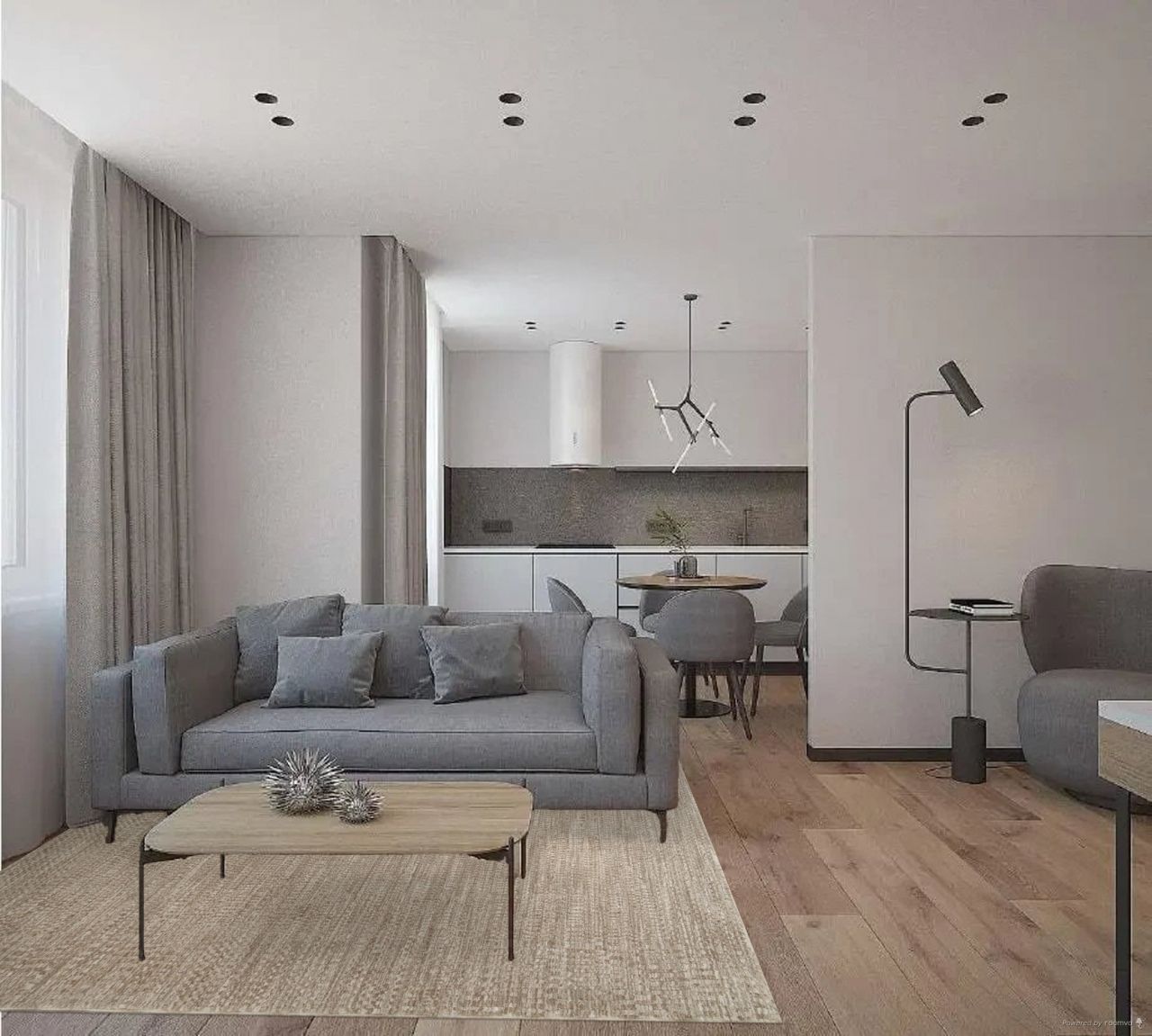 ковер mehendi lb909a d.gray