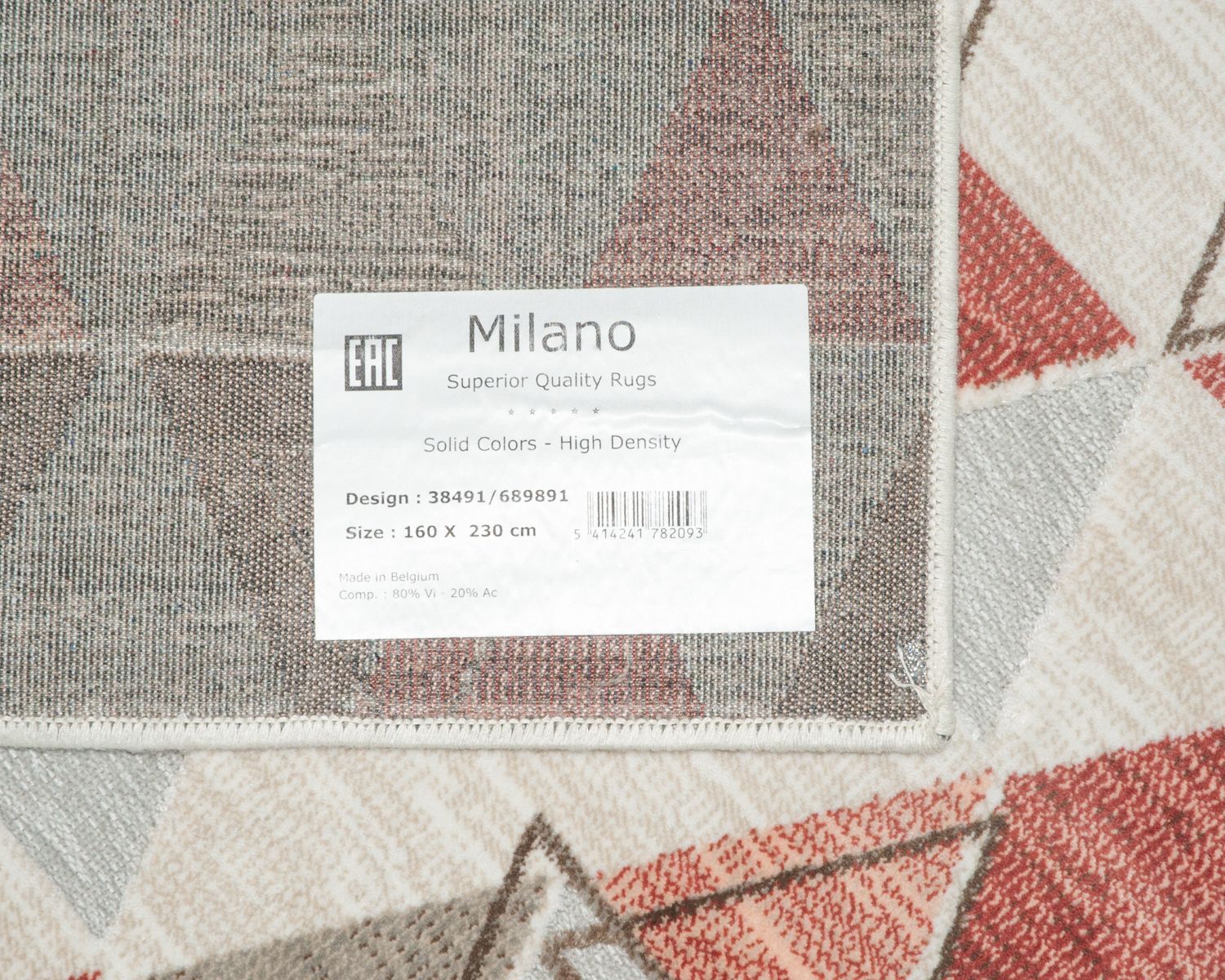 ковер Milano 38491 689891 grey/pink