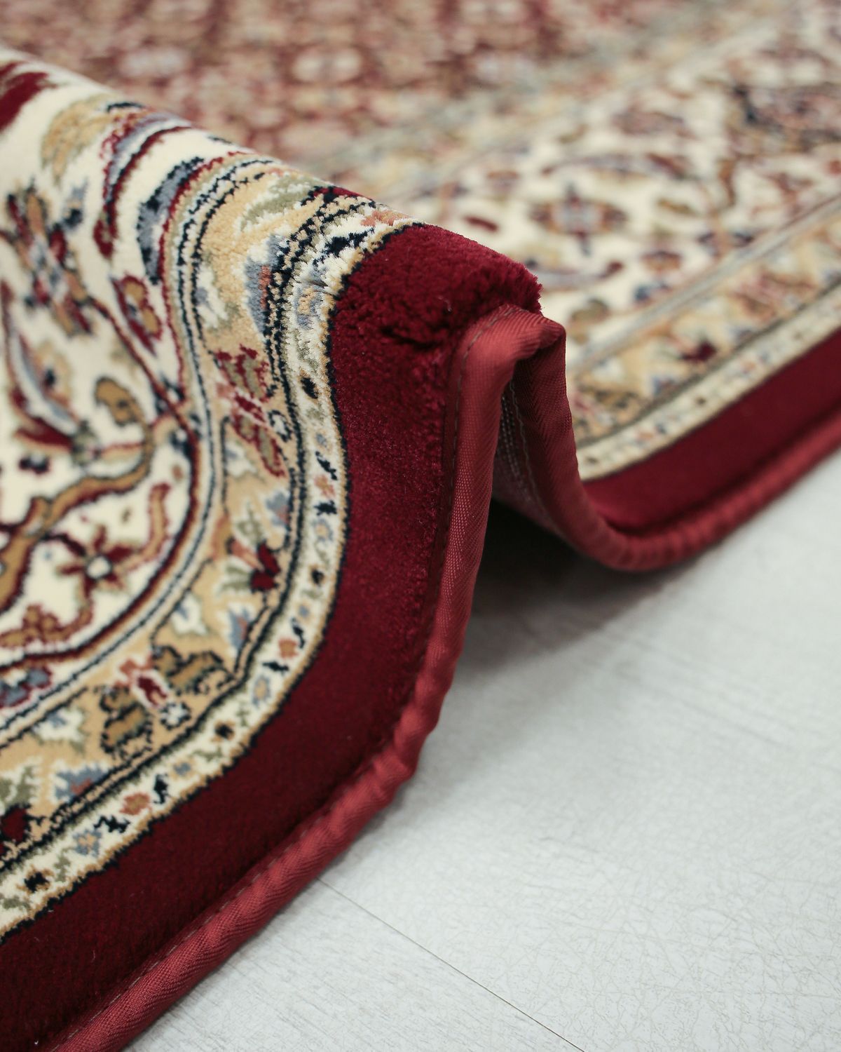 ковер premium 57011 1414 red овал