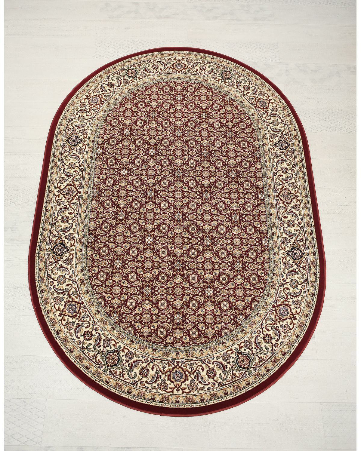 ковер premium 57011 1414 red овал