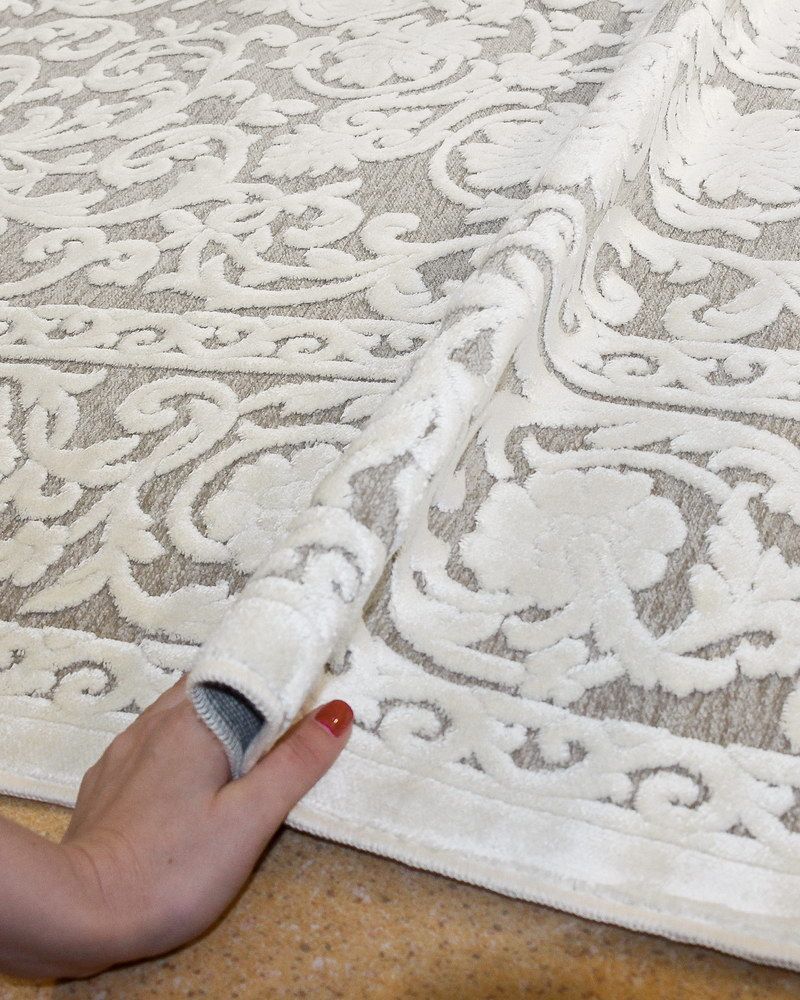 ковер milano 38064 656590 ivory/l.grey круг