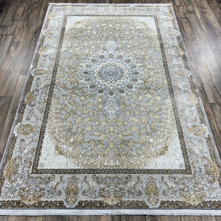 ковер isfahan 29044a 4*5 silver-silver
