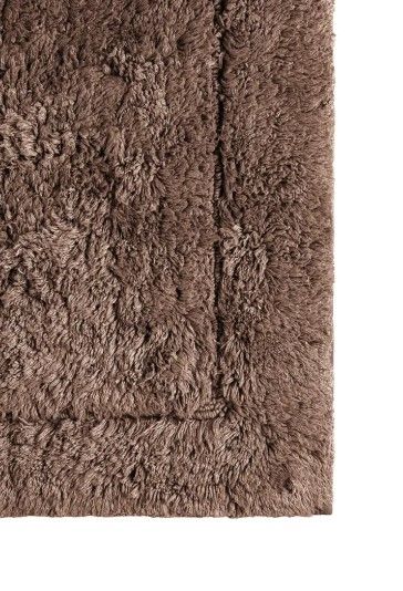 коврик для ванной m111343 коричневый 60% вискоза, 40% хлопок, декоративное плетение по периметру