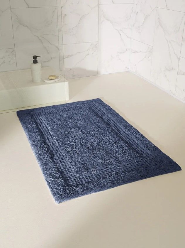 коврик для ванной m111325 синий