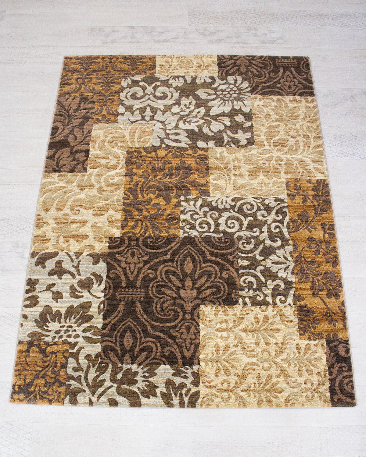 ковер magnum 79020 4848 brown пэчворк