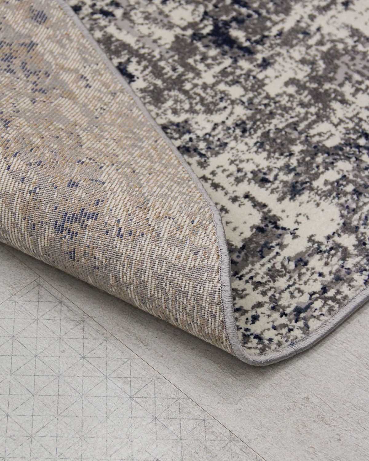 ковер axel 8692a cream/blue овал