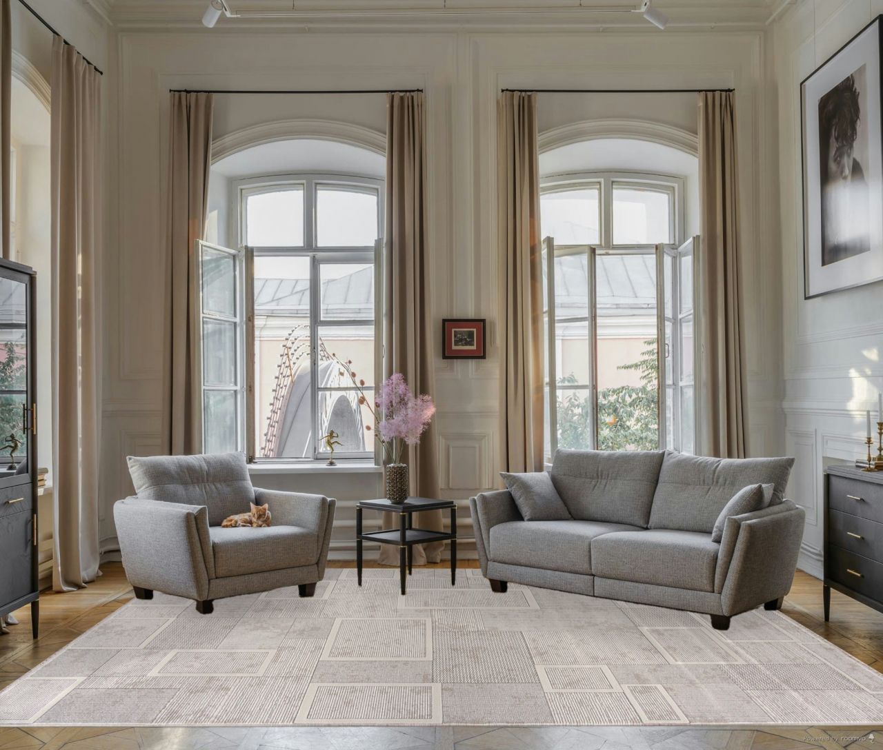 ковер oslo 71199 070 beige