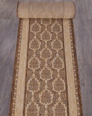 дорожка ковр. vegas 001 beige/brown дорожка