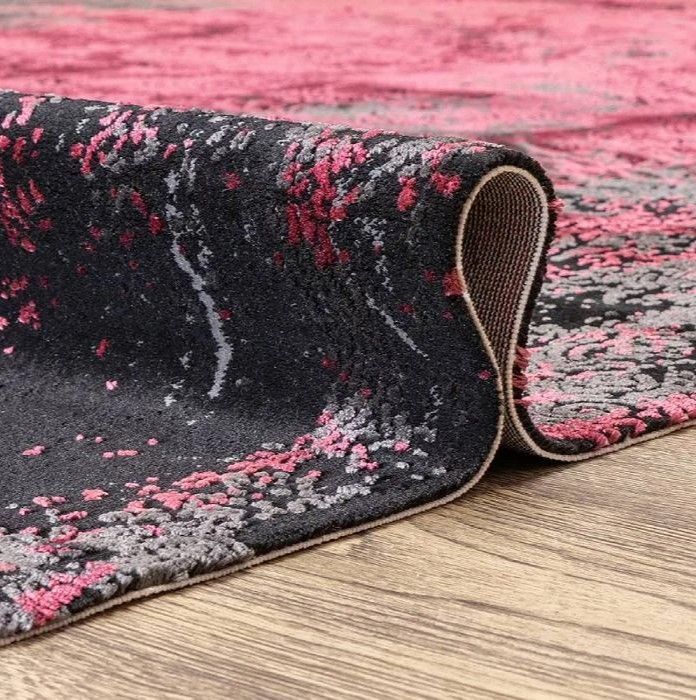 ковер tierra 12892 красная круг