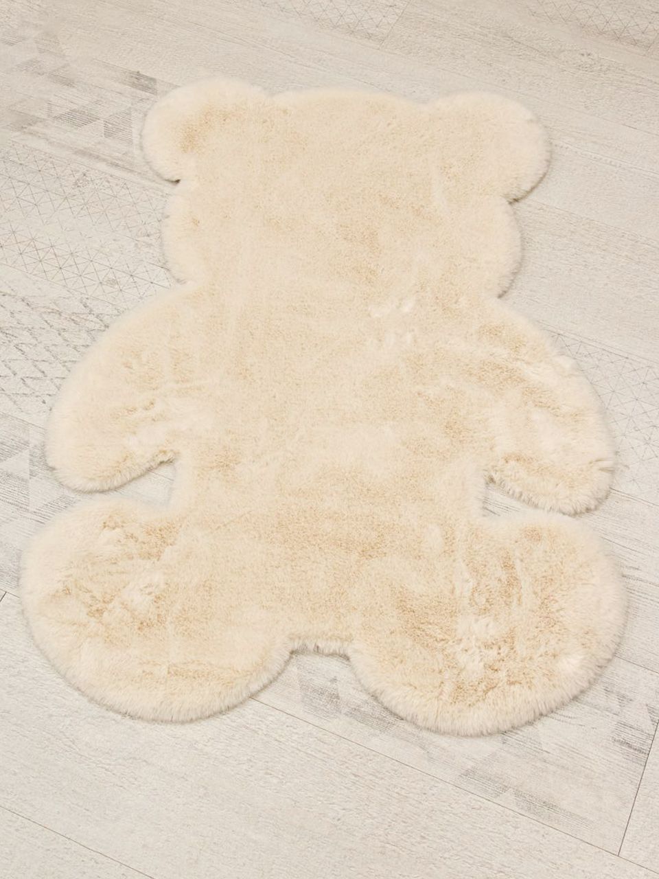 шкура из искусственного меха 1402 кремовый мишка