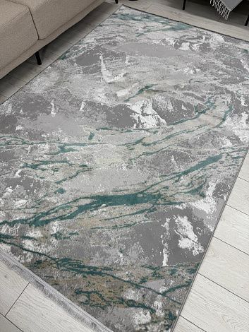 ковер афина 9012a grey/green