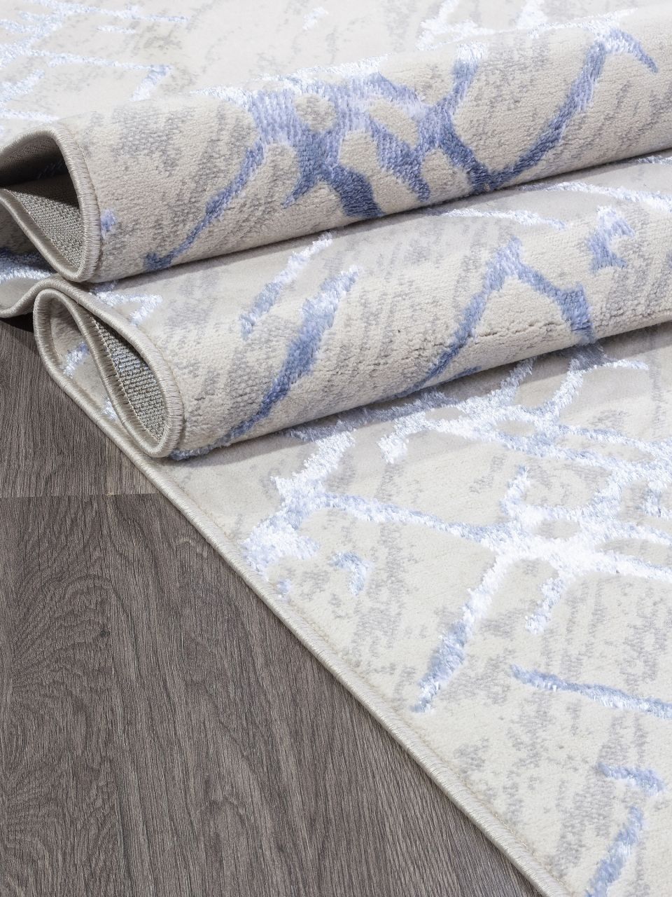 ковер liman f164 cream-blue