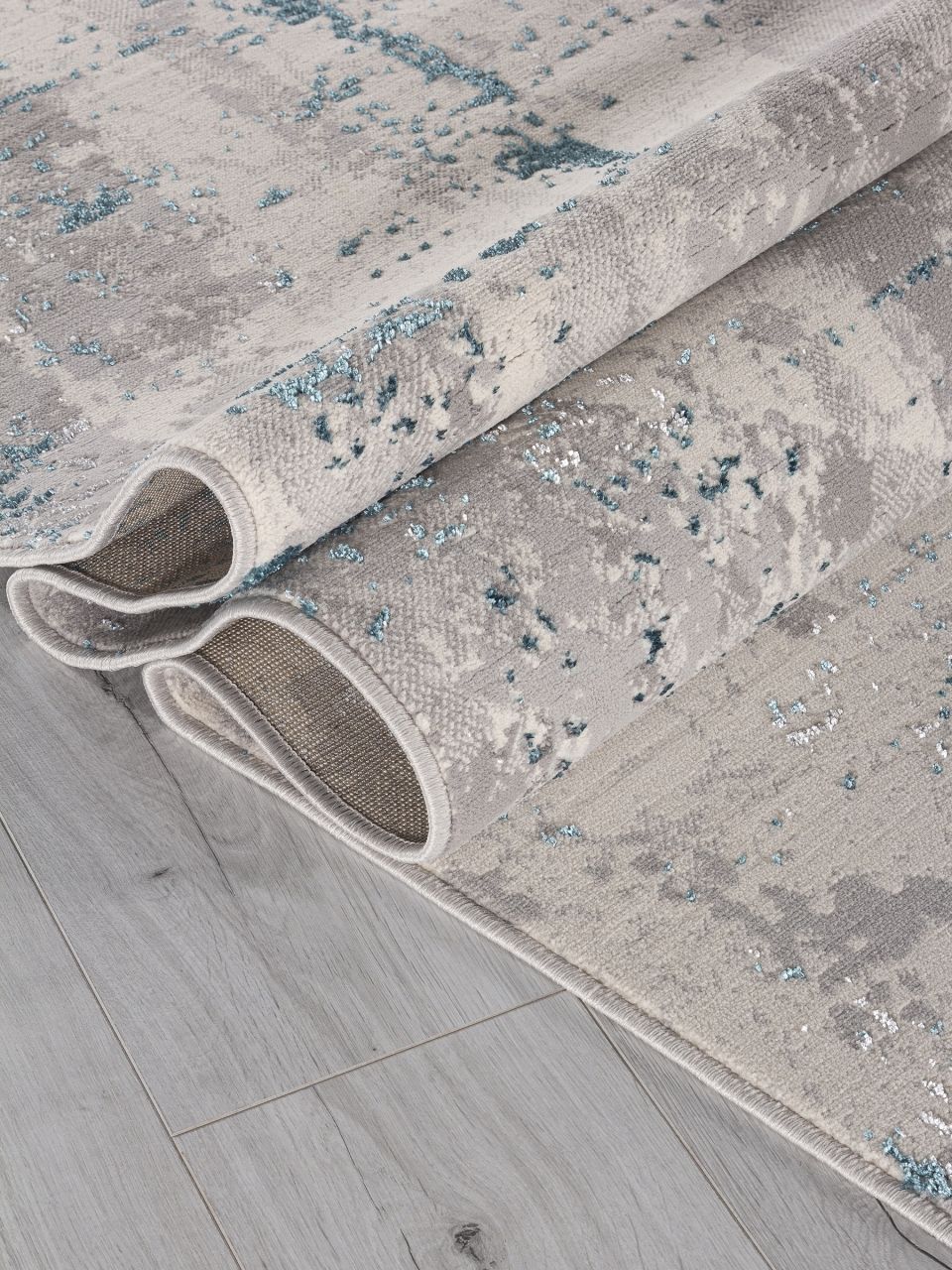 ковер liman f169 cream-d.blue